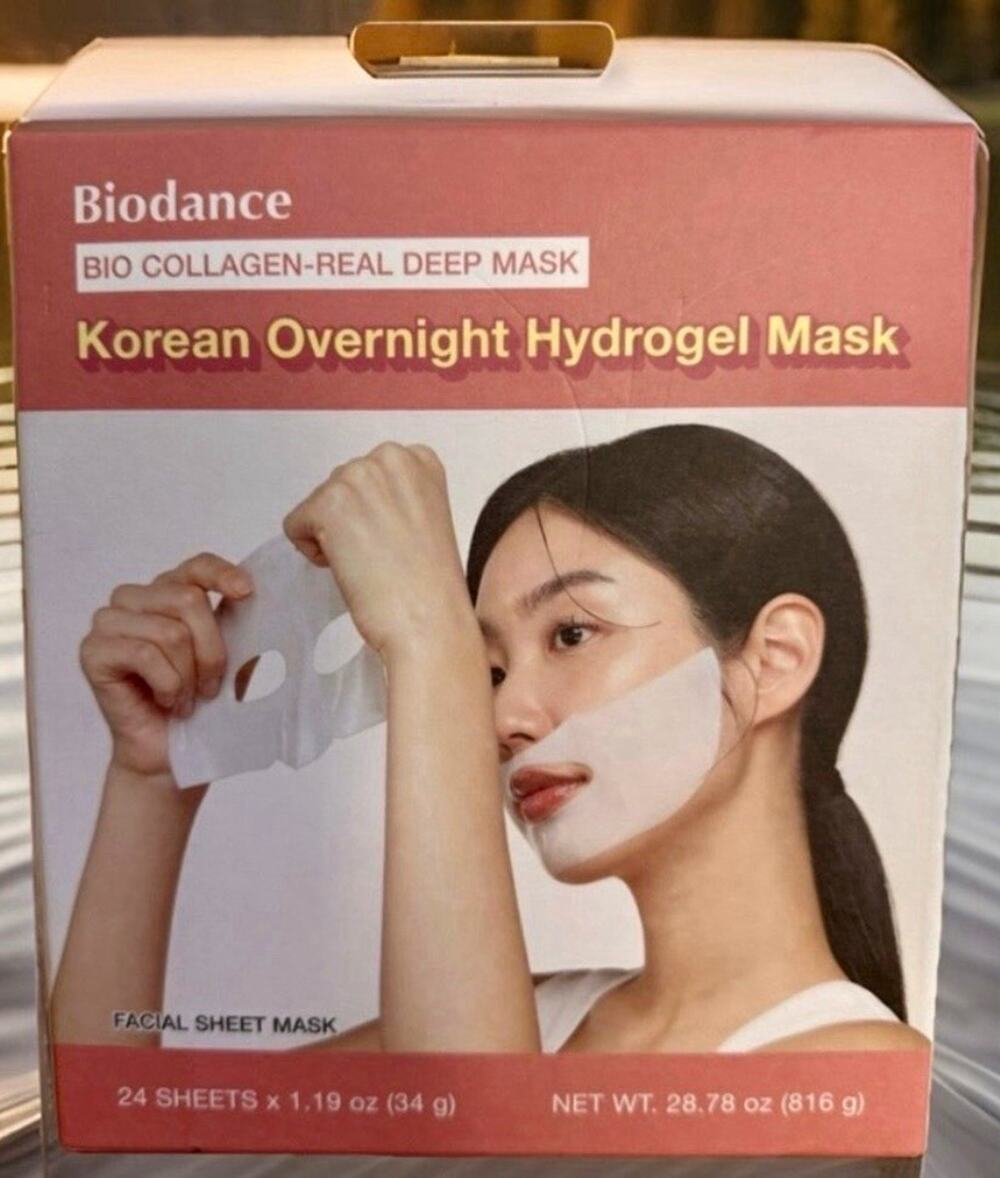 Biodance Bio Collagen-Real Deep Hydrogel Overnight Face Mask 24 Sheets 1.19oz